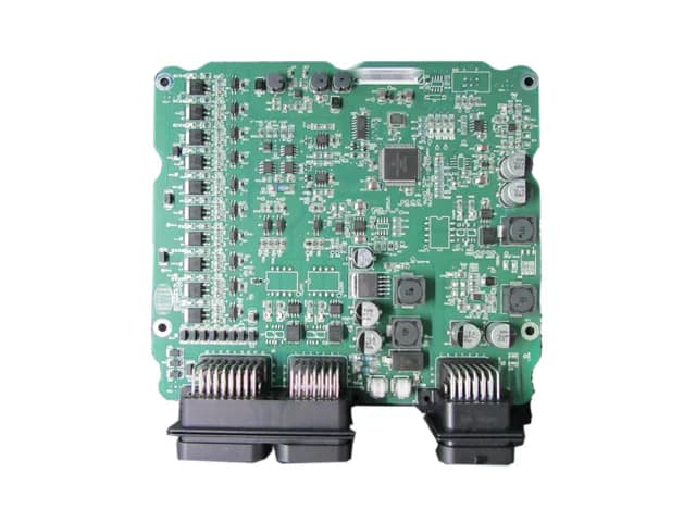 Automotive ECU — Engine-control board with automotive-sealed connectors