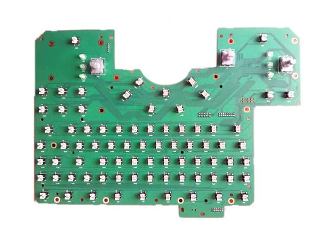 HMI control board — Control board with rotary encoders and key matrix